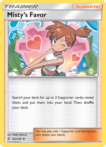 Misty's Favor Unified Minds Pokemon Card