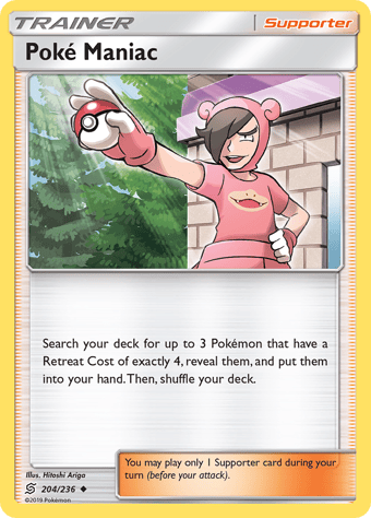 Poke Maniac Unified Minds Pokemon Card