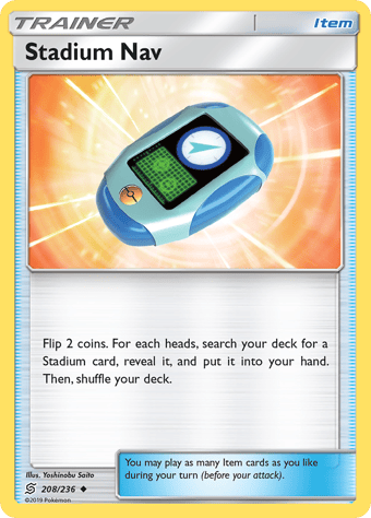 Stadium Nav Unified Minds Pokemon Card