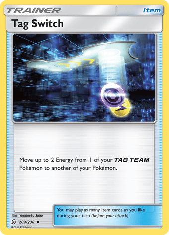 Tag Switch Unified Minds Pokemon Card