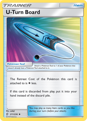 U-Turn Board Unified Minds Pokemon Card