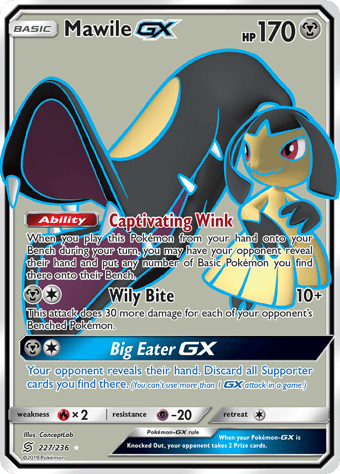 Mawile-GX Unified Minds Pokemon Card