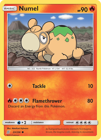 Numel Unified Minds Pokemon Card