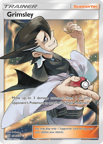 Grimsley Unified Minds Pokemon Card