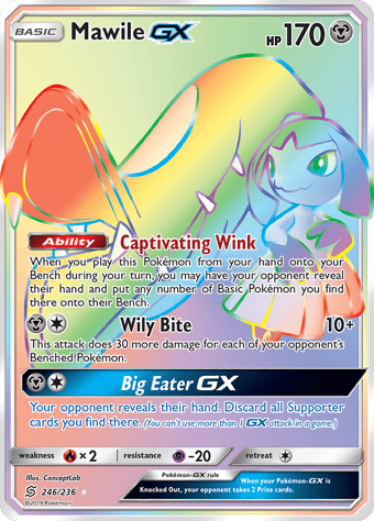 Mawile-GX Unified Minds Pokemon Card