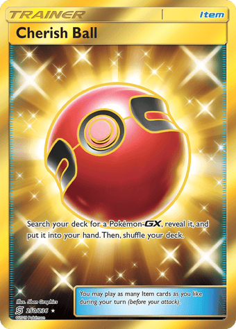 Cherish Ball Unified Minds Pokemon Card