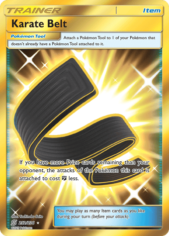 Karate Belt Unified Minds Pokemon Card