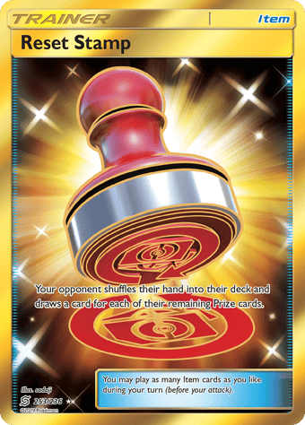 Reset Stamp Unified Minds Pokemon Card