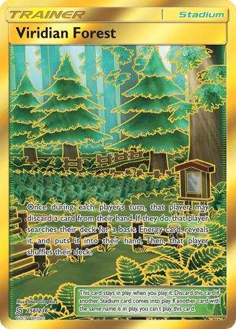 Viridian Forest Unified Minds Pokemon Card