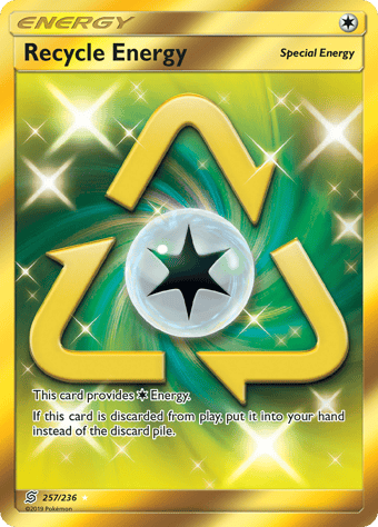 Recycle Energy Unified Minds Pokemon Card