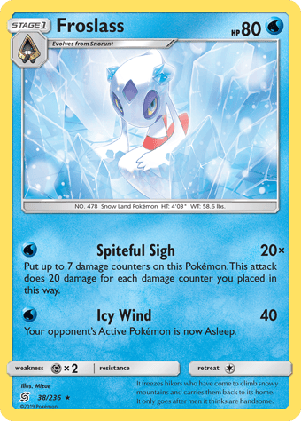 Froslass Unified Minds Pokemon Card