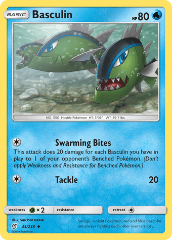 Basculin Unified Minds Pokemon Card