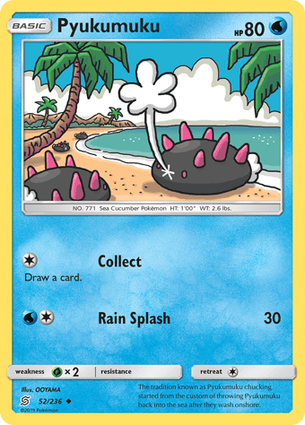 Pyukumuku Unified Minds Pokemon Card