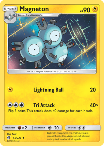 Magneton Unified Minds Pokemon Card