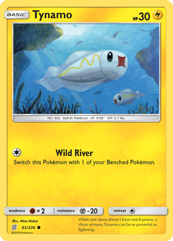 Tynamo Unified Minds Pokemon Card