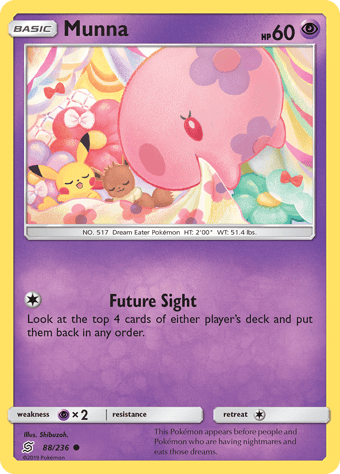 Munna Unified Minds Pokemon Card