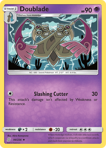 Doublade Unified Minds Pokemon Card