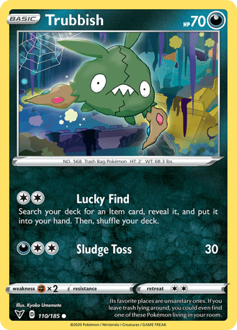 Trubbish Vivid Voltage Pokemon Card