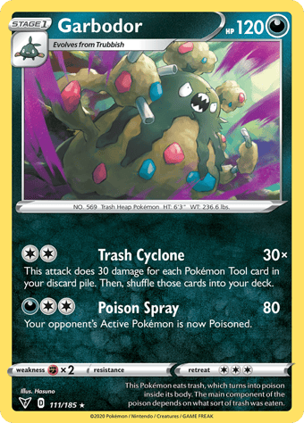 Garbodor Vivid Voltage Pokemon Card