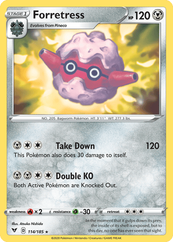 Forretress Vivid Voltage Pokemon Card