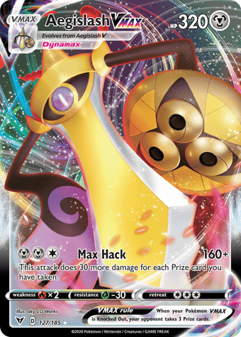 Aegislash VMAX Vivid Voltage Pokemon Card