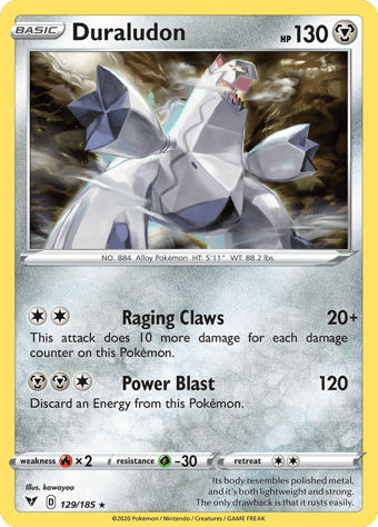 Duraludon Vivid Voltage Pokemon Card