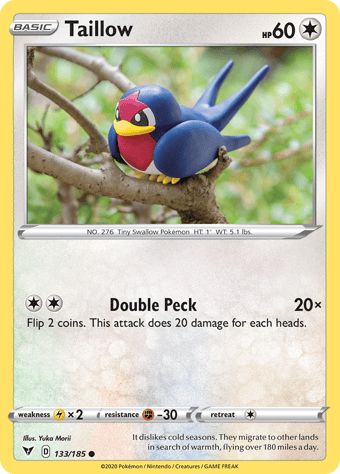 Taillow Vivid Voltage Pokemon Card