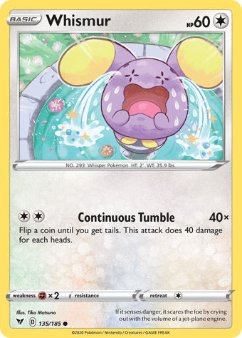 Whismur Vivid Voltage Pokemon Card