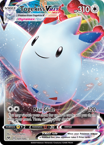 Togekiss VMAX Vivid Voltage Pokemon Card