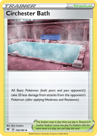 Circhester Bath Vivid Voltage Pokemon Card