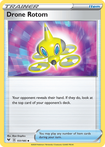 Drone Rotom Vivid Voltage Pokemon Card