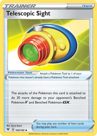 Telescopic Sight Vivid Voltage Pokemon Card