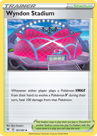 Wyndon Stadium Vivid Voltage Pokemon Card
