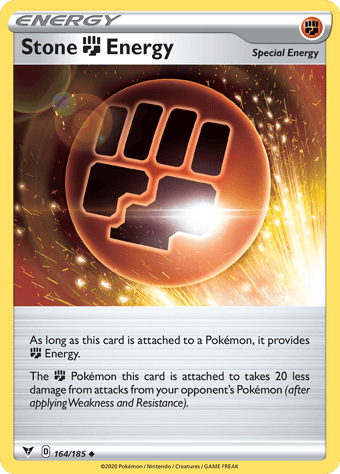 Stone Fighting Energy Vivid Voltage Pokemon Card