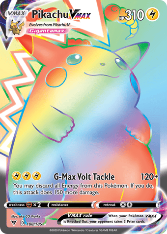 Pikachu VMAX Vivid Voltage Pokemon Card