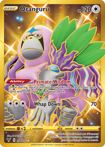 Oranguru Vivid Voltage Pokemon Card