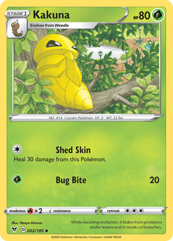 Kakuna Vivid Voltage Pokemon Card