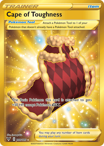 Cape of Toughness Vivid Voltage Pokemon Card