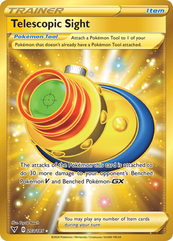 Telescopic Sight Vivid Voltage Pokemon Card