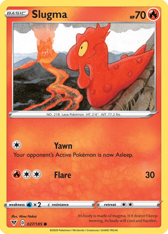 Slugma Vivid Voltage Pokemon Card