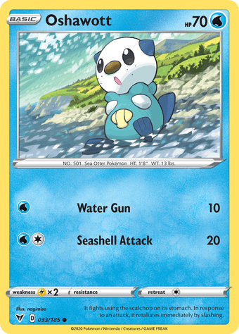 Oshawott Vivid Voltage Pokemon Card