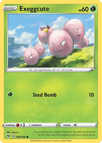 Exeggcute Vivid Voltage Pokemon Card