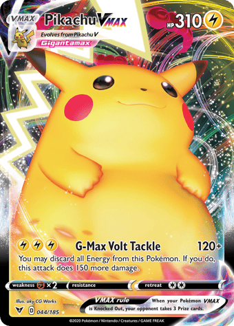 Pikachu VMAX Vivid Voltage Pokemon Card