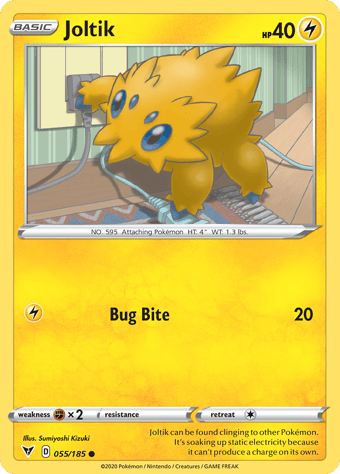 Joltik Vivid Voltage Pokemon Card