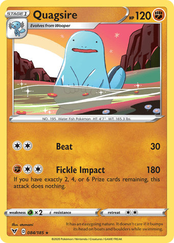 Quagsire McDonald's 2025 Pokemon Card