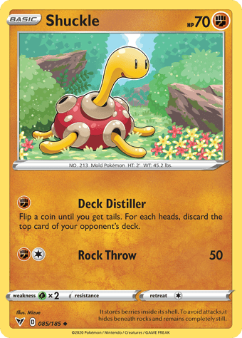 Shuckle Vivid Voltage Pokemon Card
