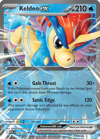 Keldeo EX White Flare Pokemon Card