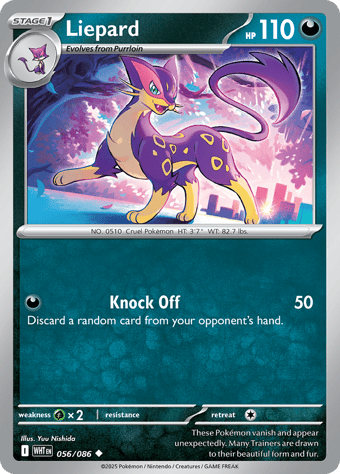 Liepard White Flare Pokemon Card