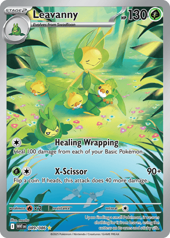 Leavanny White Flare Pokemon Card