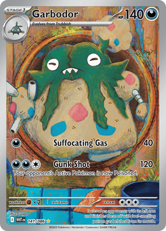 Garbodor White Flare Pokemon Card